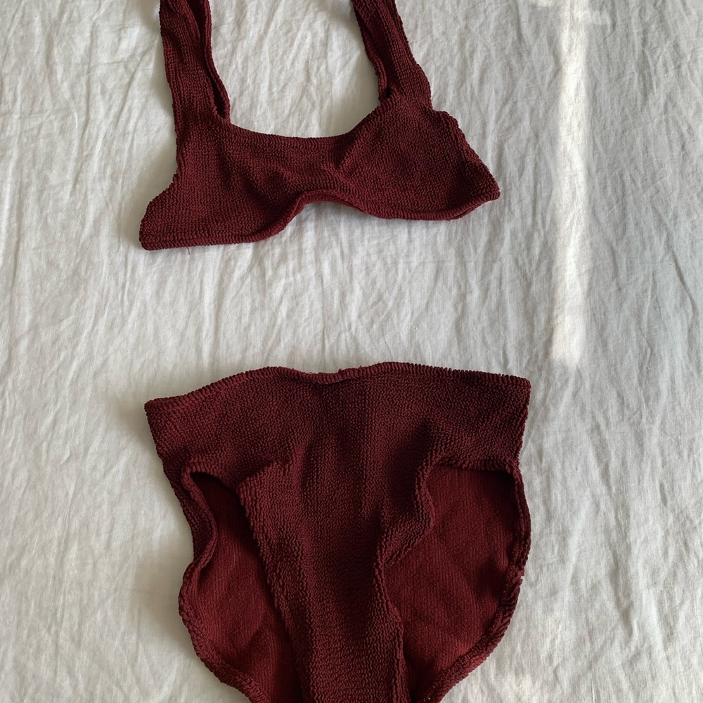Gently used *You Swim* bathing suit in the color “Garnet” and “Aplomb” style